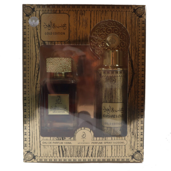 Khashab & Oud Gold Edition Perfume 100ml gift Set By My perfumes