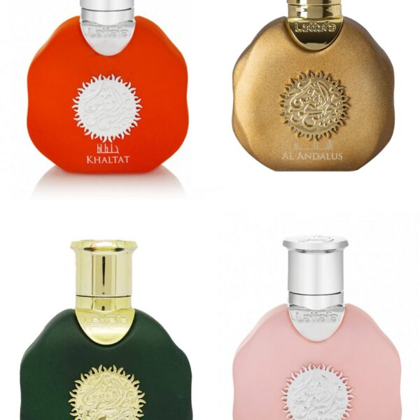 Perfume | Miniature Perfumes 35ml By Lattafa | Al Andalus, Azhaar, Khaltat and Meydan
