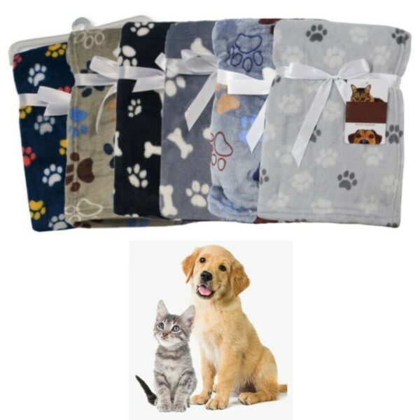 Medium Fur Pet Blanket Throw | Soft Warm Fleece Blanket For Dog and Cats