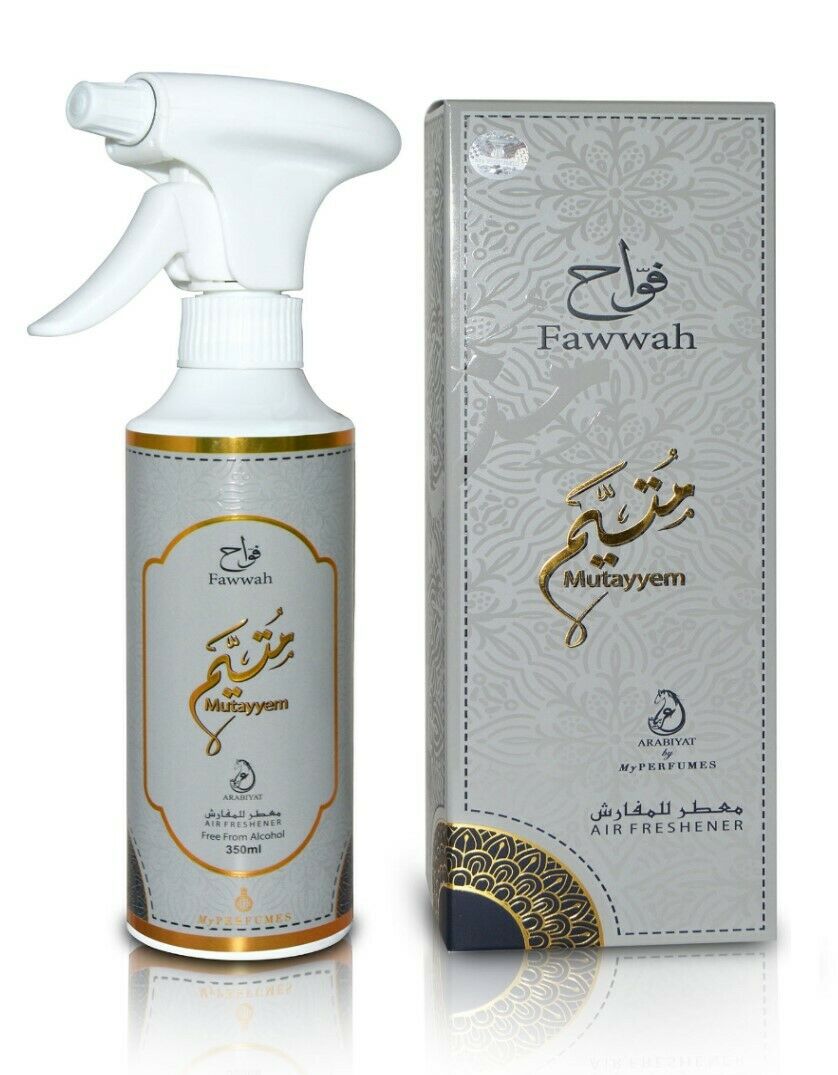 mutayyem-water-spray.jpg Mutayyem Air Freshener 350ml By My Perfumes - Image 1