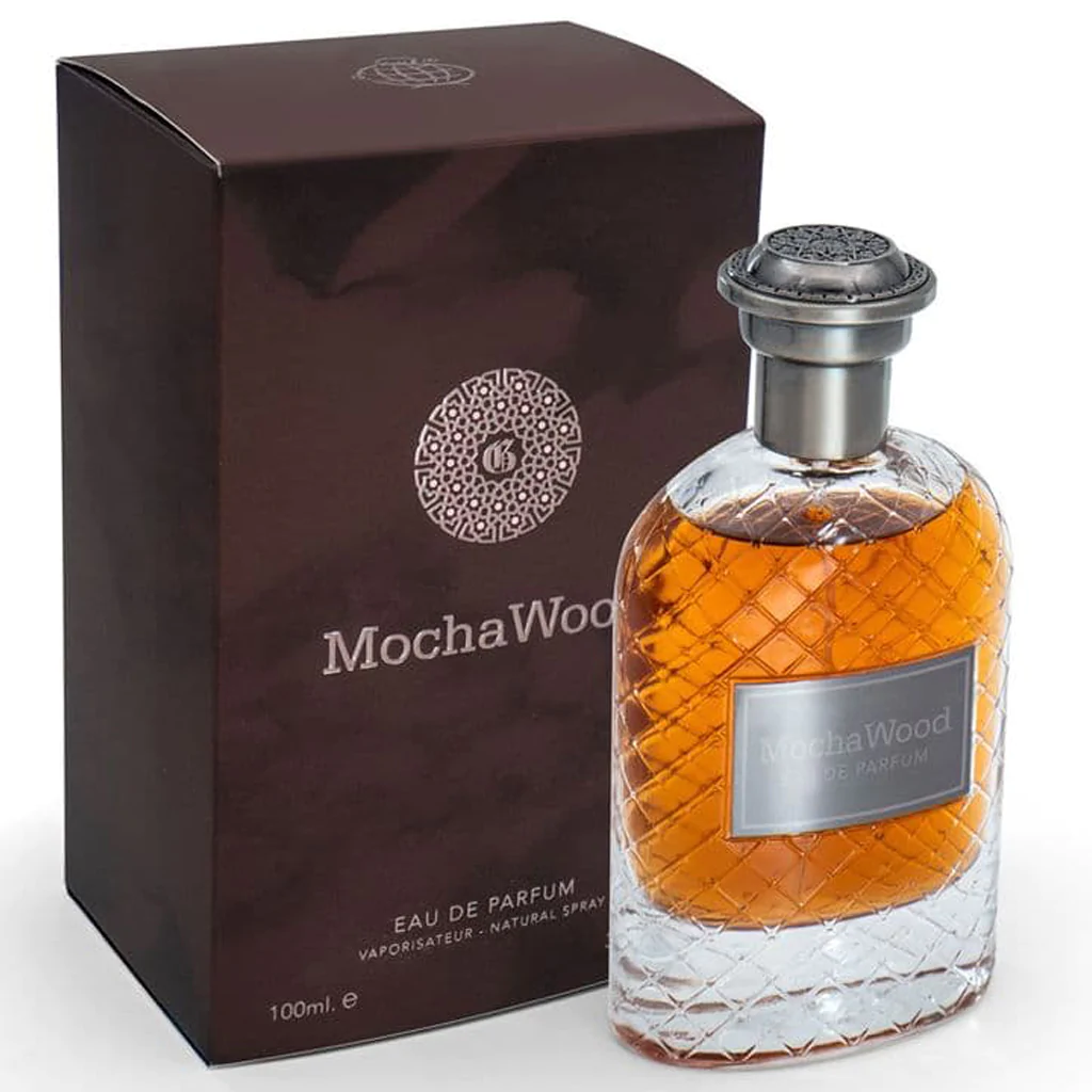 mw.webp Mocha Wood 100ml Eau De Parfum Perfume Spray By Fragrance World For Men Women - Image 1