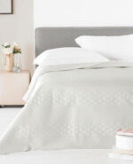 Zara Satin Bedspread - 3 colours - Image 4