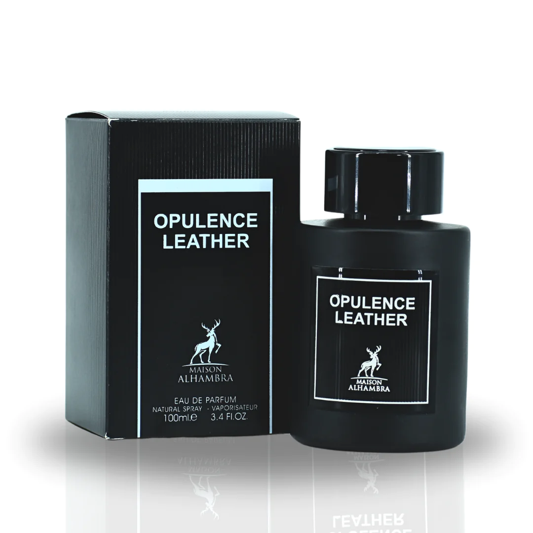 newproducts_1.webp Opulence Leather EDP Spray 100ML By Maison Alhambra Inspired by Tom Ford Ombre Leather - Image 1
