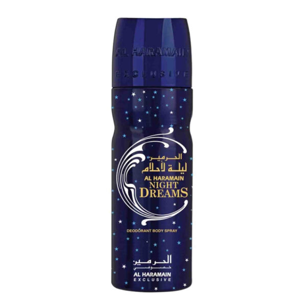 Al Haramain Night Dreams 200ml Deodorant Body Spray By Al Haramain Arabian Fragrance