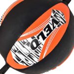 VELO Bean Ball Leather Double End Dodge MMA Boxing Floor to Ceiling Punch Bag - Image 6