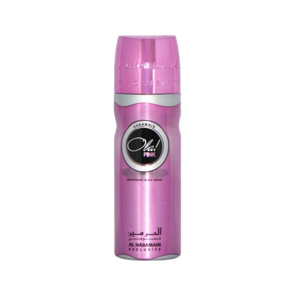 Al Haramain Ola! Pink 200ml Deodorant Body Spray By Al Haramain Arabian Fragrance