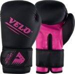 Maya Hide Leather VELO Boxing Gloves: Ideal for Combat Training with Ventilated Palm & Long Wrist Support. - Image 11