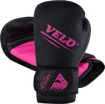 Maya Hide Leather VELO Boxing Gloves: Ideal for Combat Training with Ventilated Palm & Long Wrist Support. - Image 4