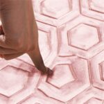 E&A Distribution Limited Pink bath mat non slip 43x61cm - Image 6
