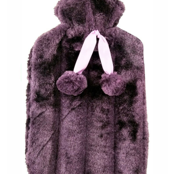 Faux Fur Hot Water Bottle - 7 colours