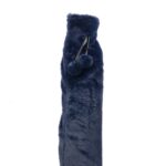 Long Blue Faux Fur Hot Water Bottle - Image 3
