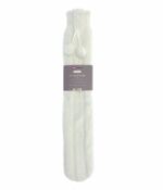Long White Faux Fur Hot Water Bottle
