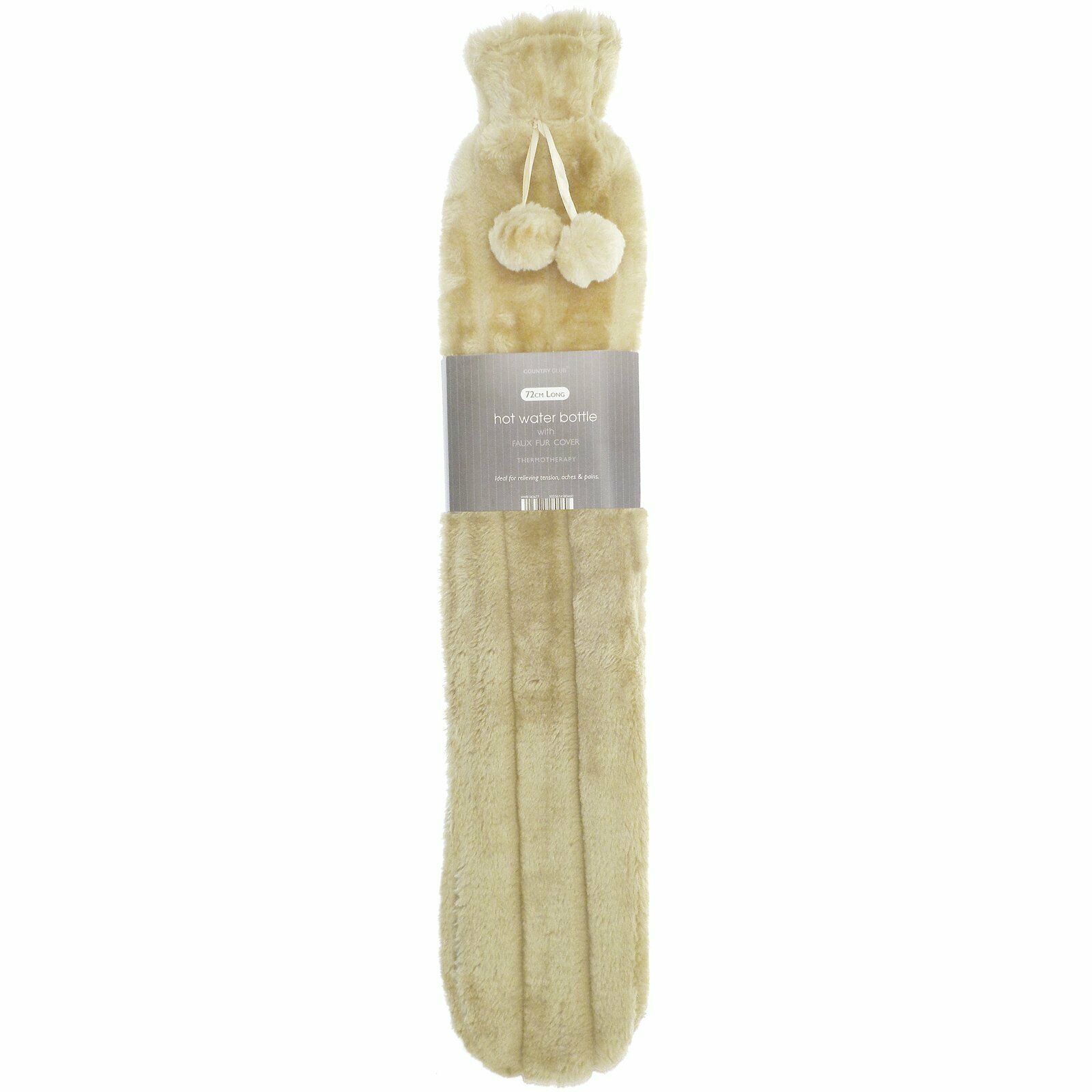 s-l1600-17-3.jpg Long Taupe Faux Fur Hot Water Bottle - Image 1