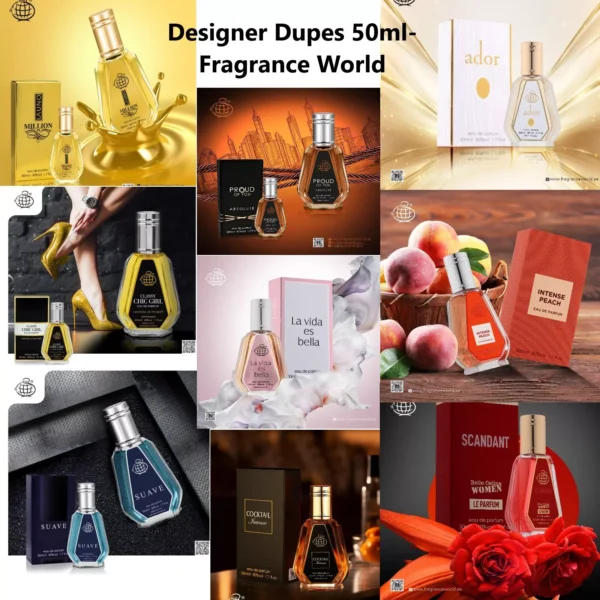 Fragrance World, Ard Al Zaafran and Lattafa 50ml Eau De Parfum Perfumes