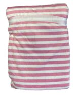 Pink Stripes 75 x 100cm Fur Blanket - Image 2