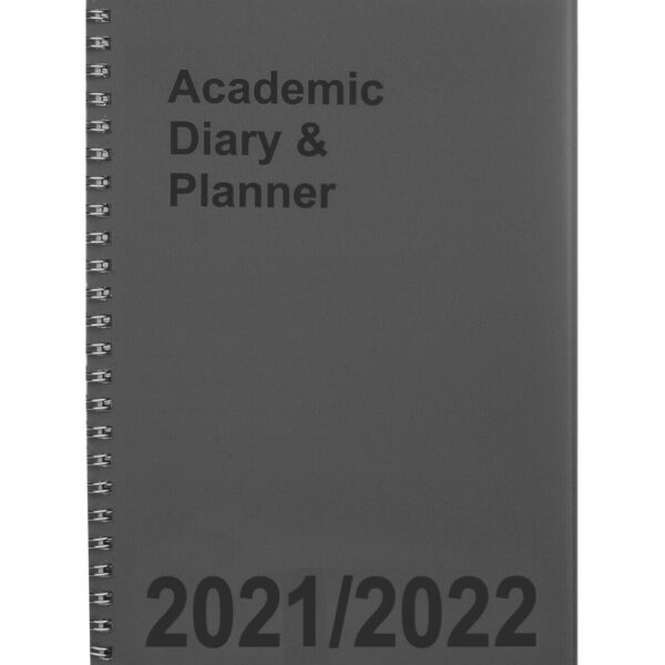 Black Academic Diary and Planner 2021-2022