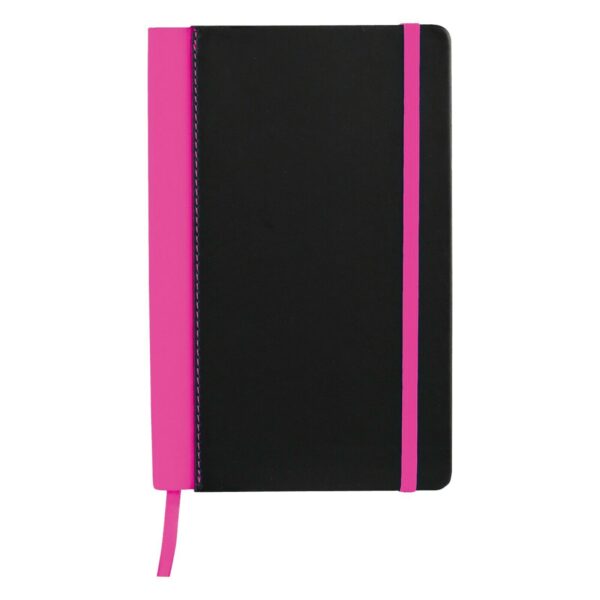 Pink A5 Leather Notebook Diary Hardback Cover