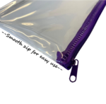 E&A premium transparent pencilcases 200mm x120mm | 6 pack - Image 3