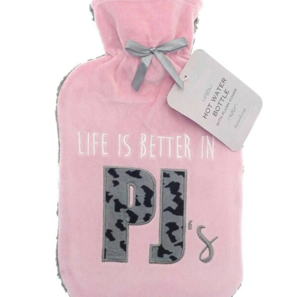 Life in PJ Pink Hot Water Bottle