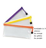 E&A premium transparent pencilcases 200mm x120mm | 6 pack - Image 2