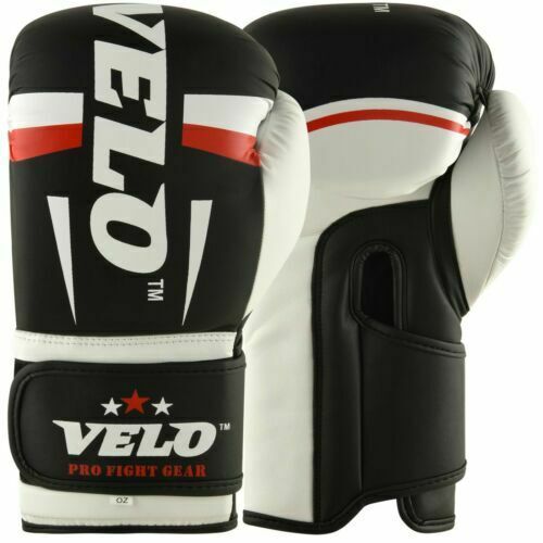 Velo Unisex MFL Leather Boxing Gloves