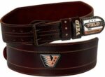 Velo 4" Buffalo Leather Weight Lifting Belt For Men With Padded Back Support - 3 Colours & All Sizes - Image 3