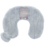 Silver Neck Faux Fur Hot Water Bottle