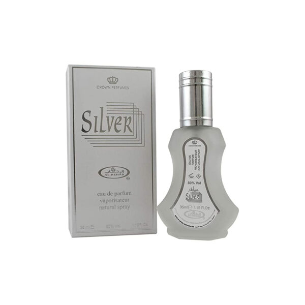 Silver Perfume Spray 35ml by Al Rehab Arabic Arabian Fragrance