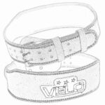 VELO Weight Lifting Belt 4" Suede/Leather - Image 5