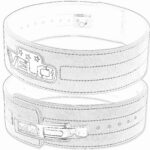 VELO Weight Lifting Belt 4" Suede/Leather - Image 4