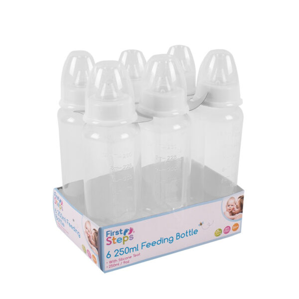 Silicone Baby Bottle - Set of 6 | Baby Feeding