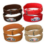 VELO Weight Lifting Belt 4" Suede/Leather