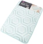 E&A Distribution Limited teal bath mat non slip 43x61cm