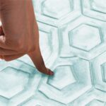 E&A Distribution Limited teal bath mat non slip 43x61cm - Image 6