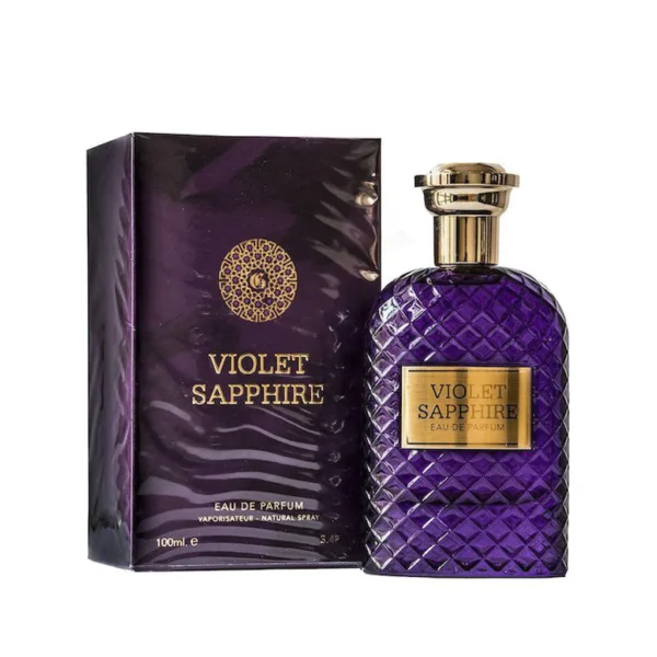 Violet Sapphire 100ml Eau De Parfum Perfume Spray By Fragrance World For Men Women